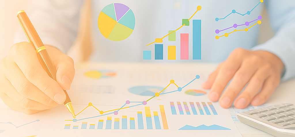 Management accounting visuals including budgeting charts, KPI dashboards, and cost analysis tools by Support Logix
